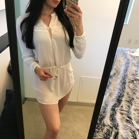 Celeb glam Lilly ghalichi white shirt dress - Picture 6 of 8